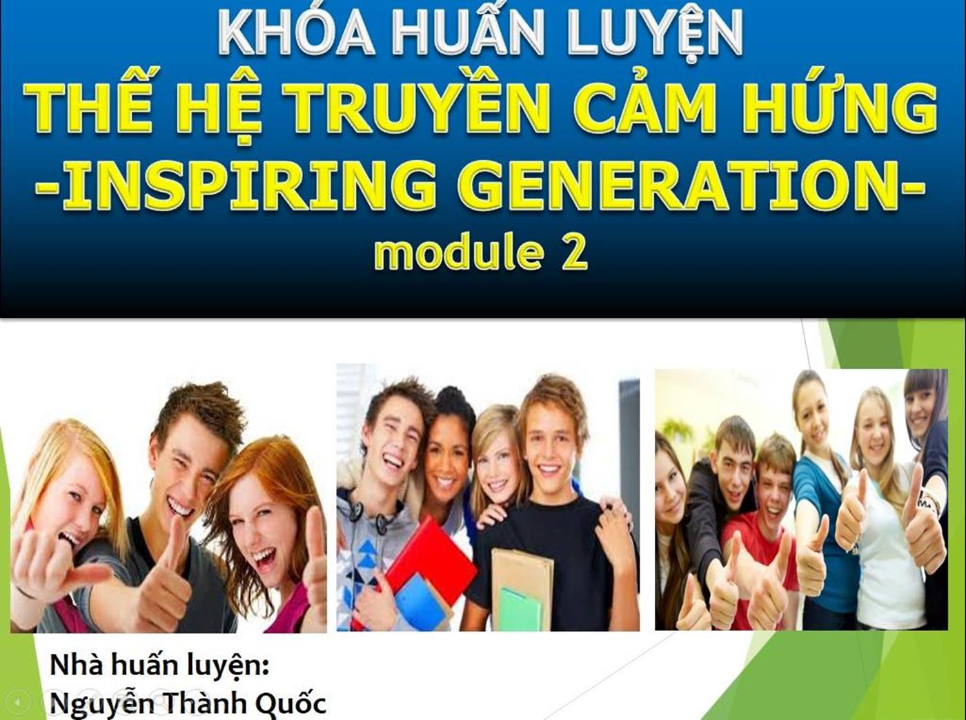 Thế Hệ Truyền Cảm Hứng - Level 2 - Bình Dương